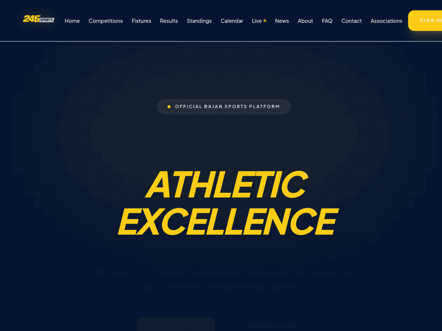 246Sports live homepage